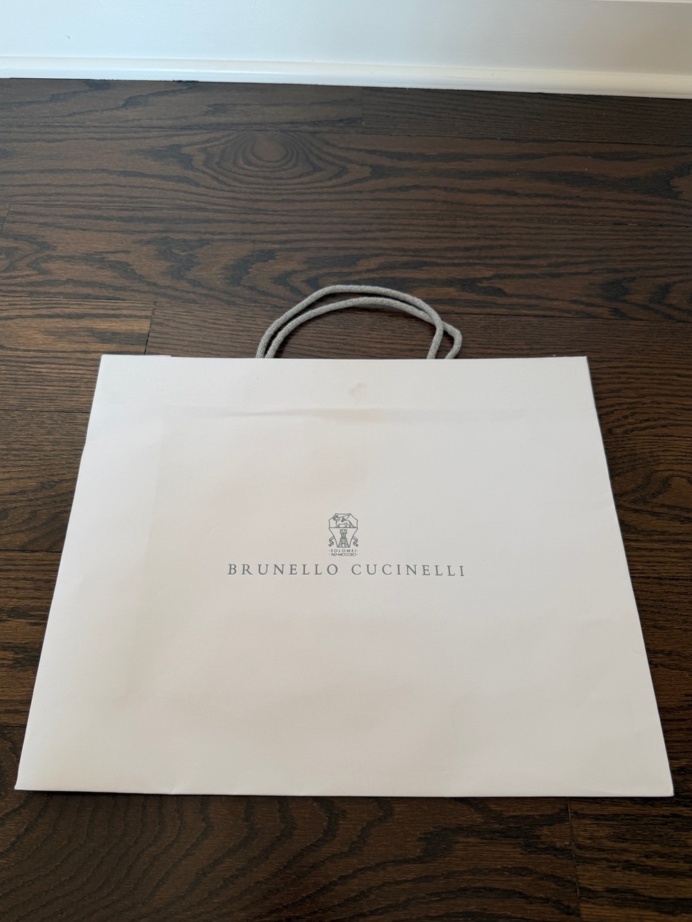 Brunello Cucinelli Medium Shopping Bag 14x16 With Tissue Insert New